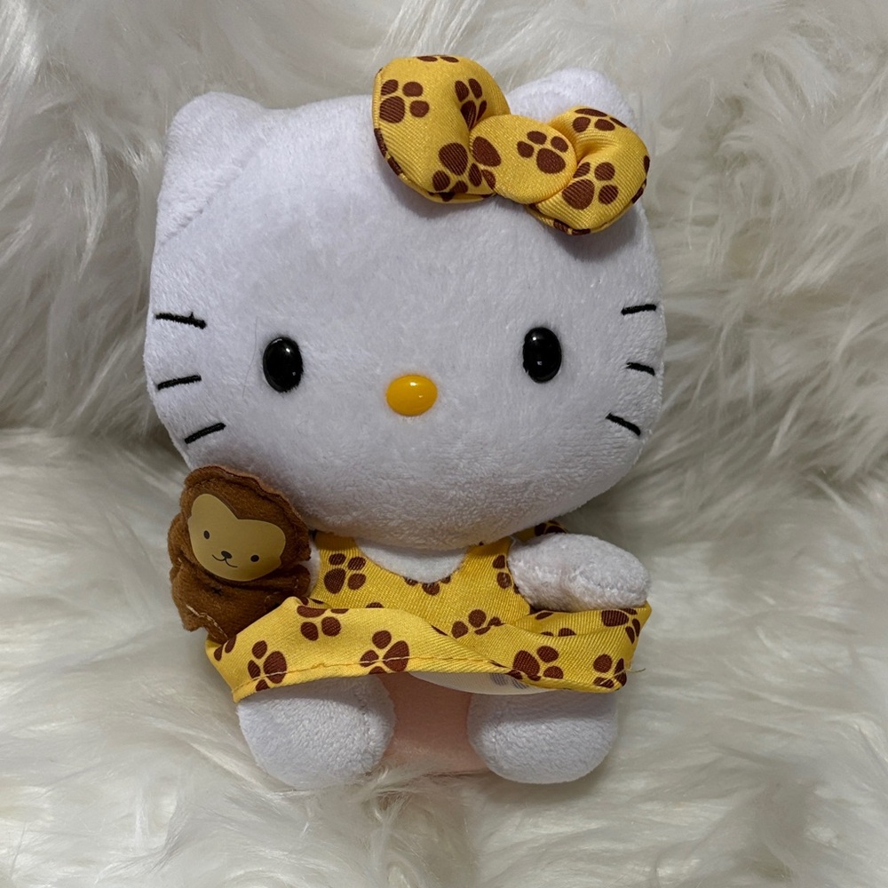 Ty Plush Toy with Yellow and White